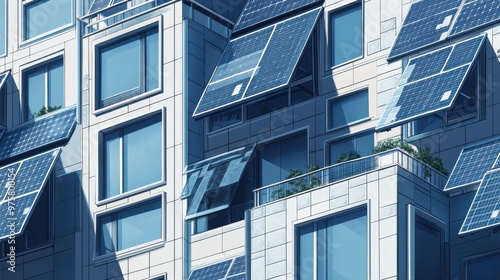 Building-Integrated Photovoltaics Graphic