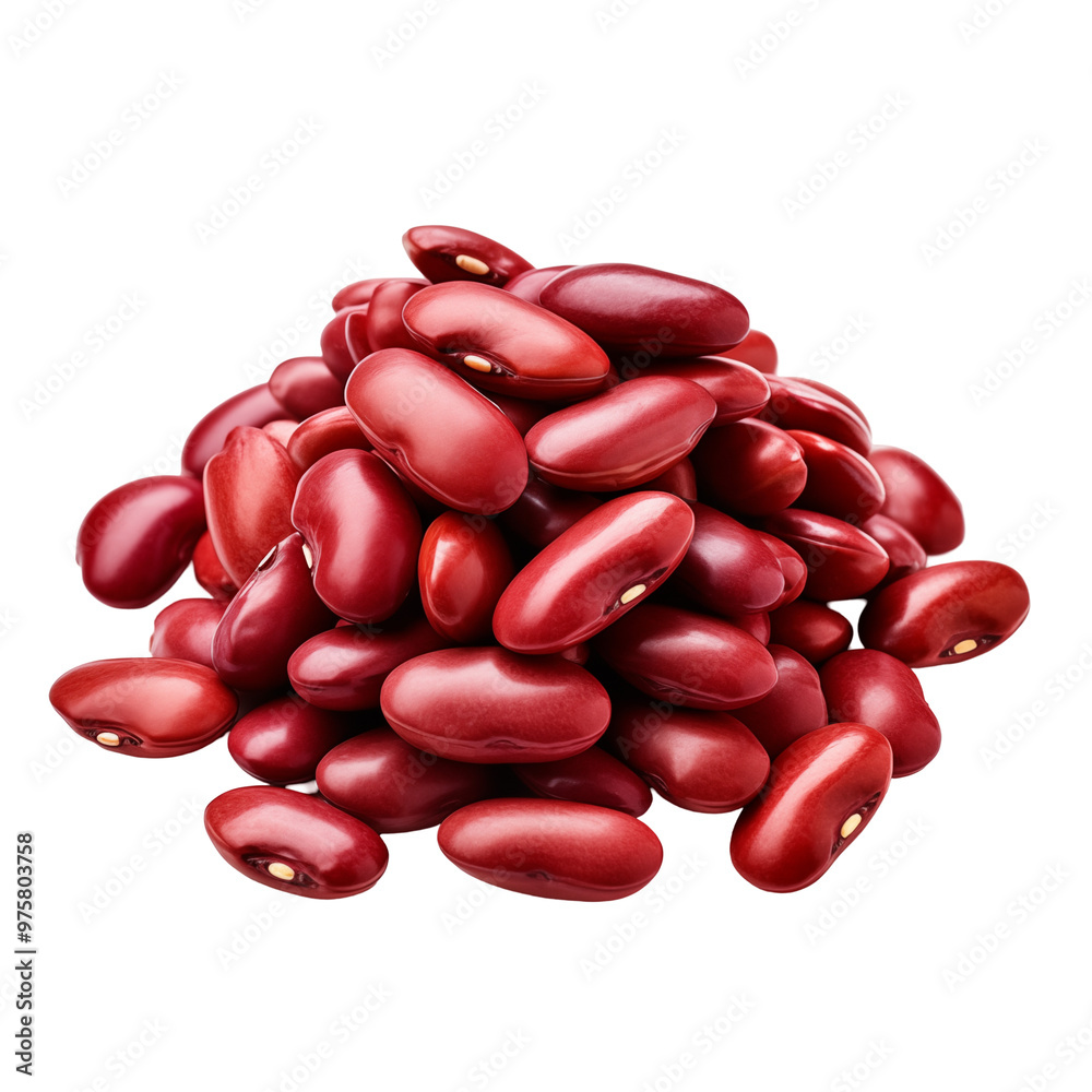 Pile of Red Kidney Beans Isolated On Transparent Background Pile of Red Kidney Beans Isolated On Transparent Background