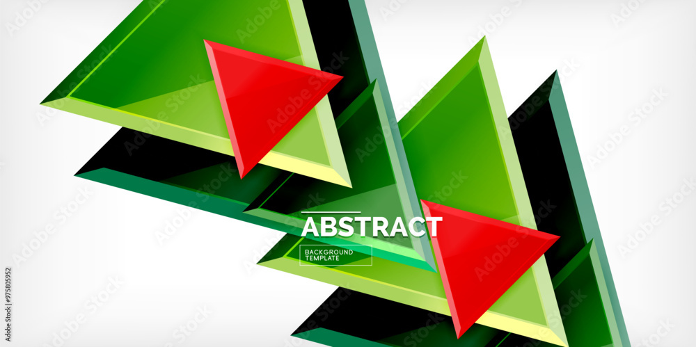 Abstract background - glossy triangles. Vector Illustration For Wallpaper, Banner, Background, Card, Book Illustration, landing page Abstract background - glossy triangles. Vector Illustration For Wallpaper, Banner, Background, Card, Book Illustration, landing page