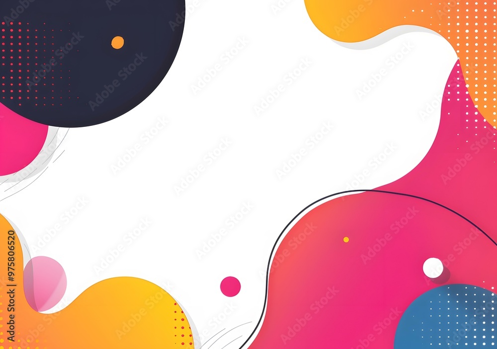 Abstract Colorful Shapes Background Design Abstract Colorful Shapes Background Design