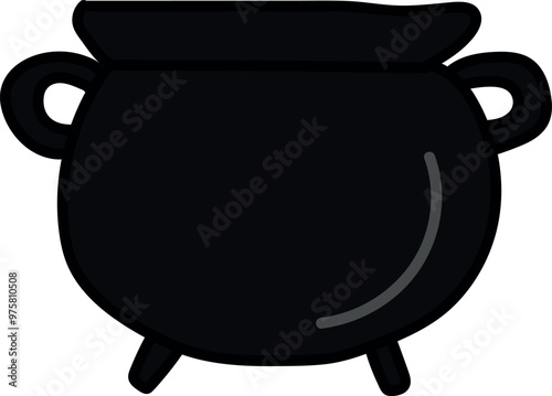 Cartoon Witch's Cauldron