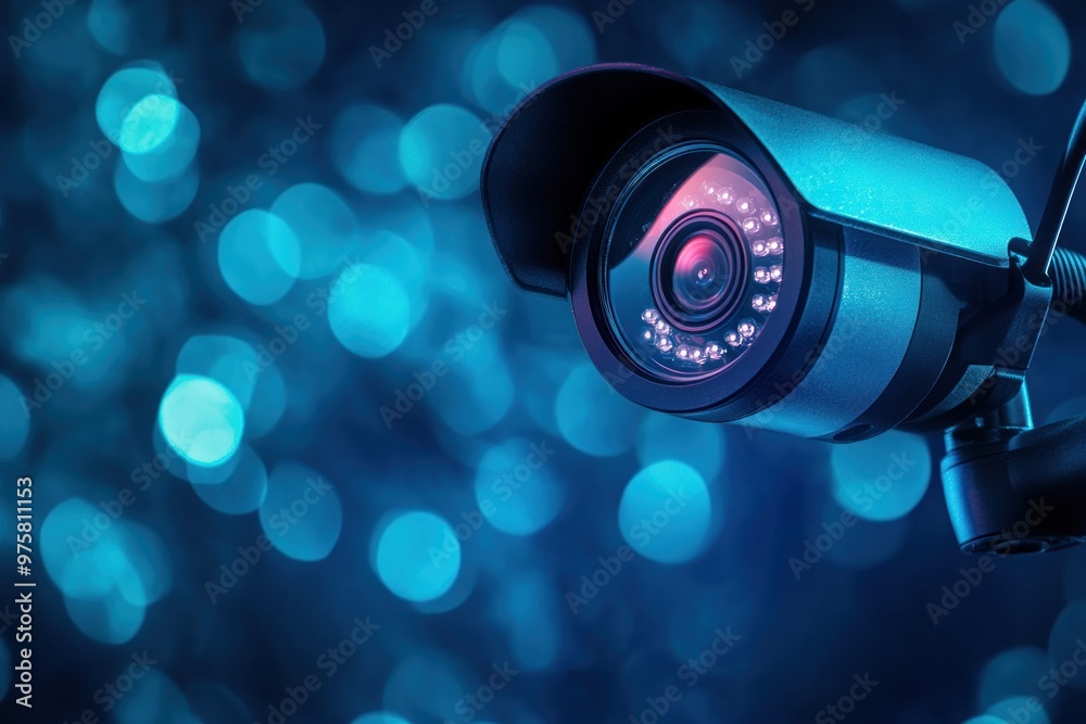 Security Camera Closeup Security Camera Closeup