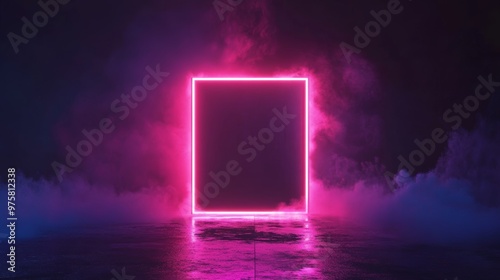 Neon Glow in Smoke.