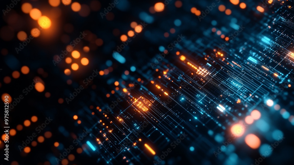 Abstract Digital Network Background. Abstract Digital Network Background.