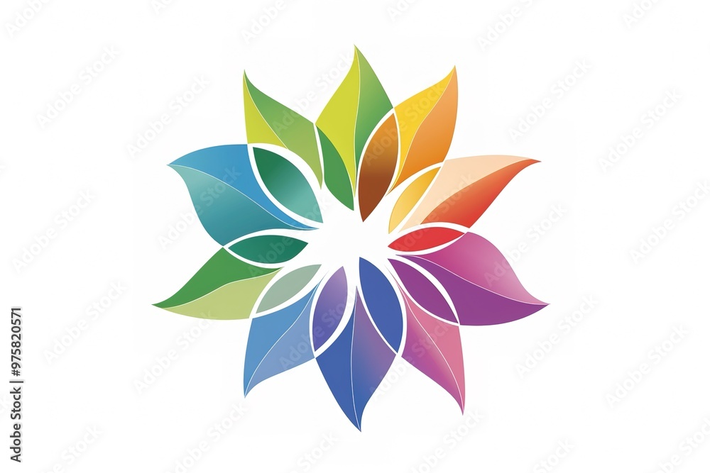 Beautiful flower garden decorative icon illustration design Beautiful flower garden decorative icon illustration design