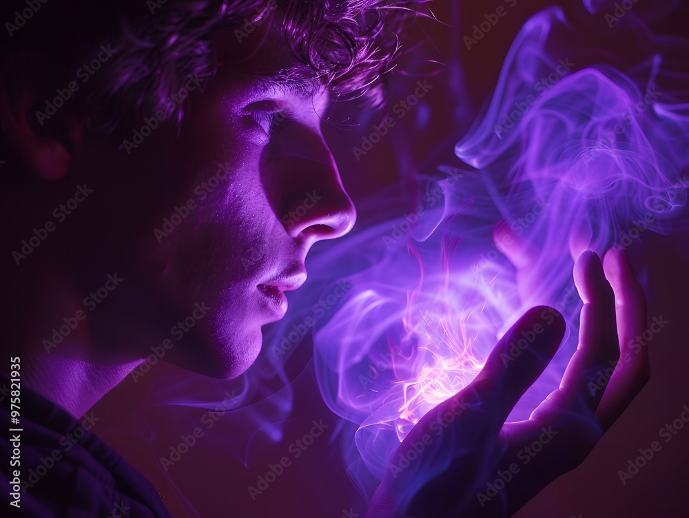 Fiery Creation: The Power of Light and Energy in Human Hands, Symbolizing Magic and Potential. Fiery Creation: The Power of Light and Energy in Human Hands, Symbolizing Magic and Potential.