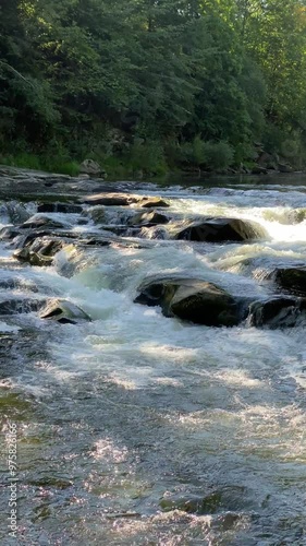 river in the mountains