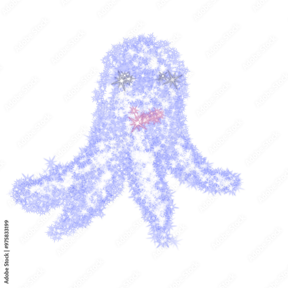 Purple octopus glitter Purple octopus glitter