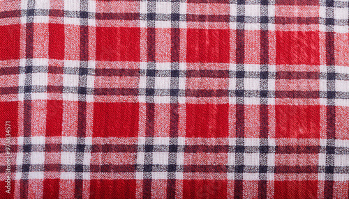 画面一面のチェック柄の布