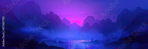 Indigo Haze:A deep, moody background in blue-violet hues, creating an air of mystery and sophistication.