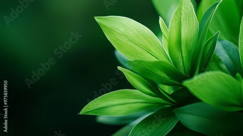 leaves up front, background softly blurred