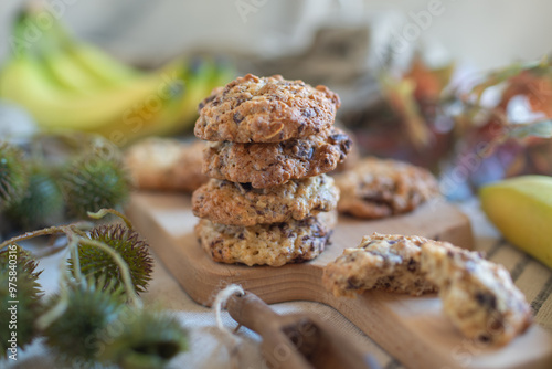 chocolate banana cookies