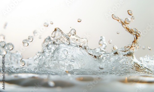 Wallpaper Mural Tablet breaking apart in clear water, close-up Torontodigital.ca