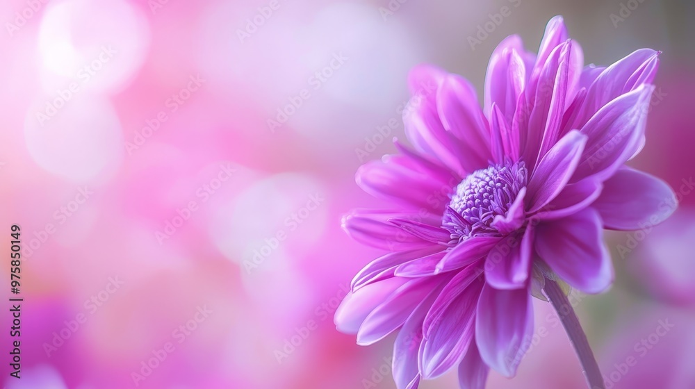 A tight shot of a purple bloom against an indistinct backdrop, featuring a blurred ring of light emanating from its core A tight shot of a purple bloom against an indistinct backdrop, featuring a blurred ring of light emanating from its core