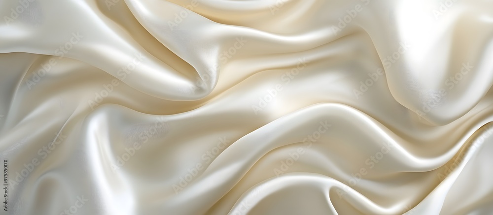 White gray satin texture that is white silver fabric silk panorama background with beautiful soft blur pattern natural , ai White gray satin texture that is white silver fabric silk panorama background with beautiful soft blur pattern natural , ai