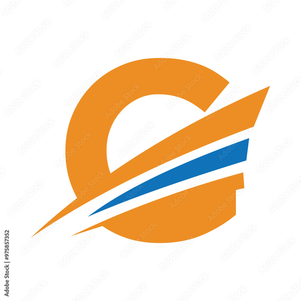 Initial Speed boat Logo combine with letter G vector template Initial Speed boat Logo combine with letter G vector template