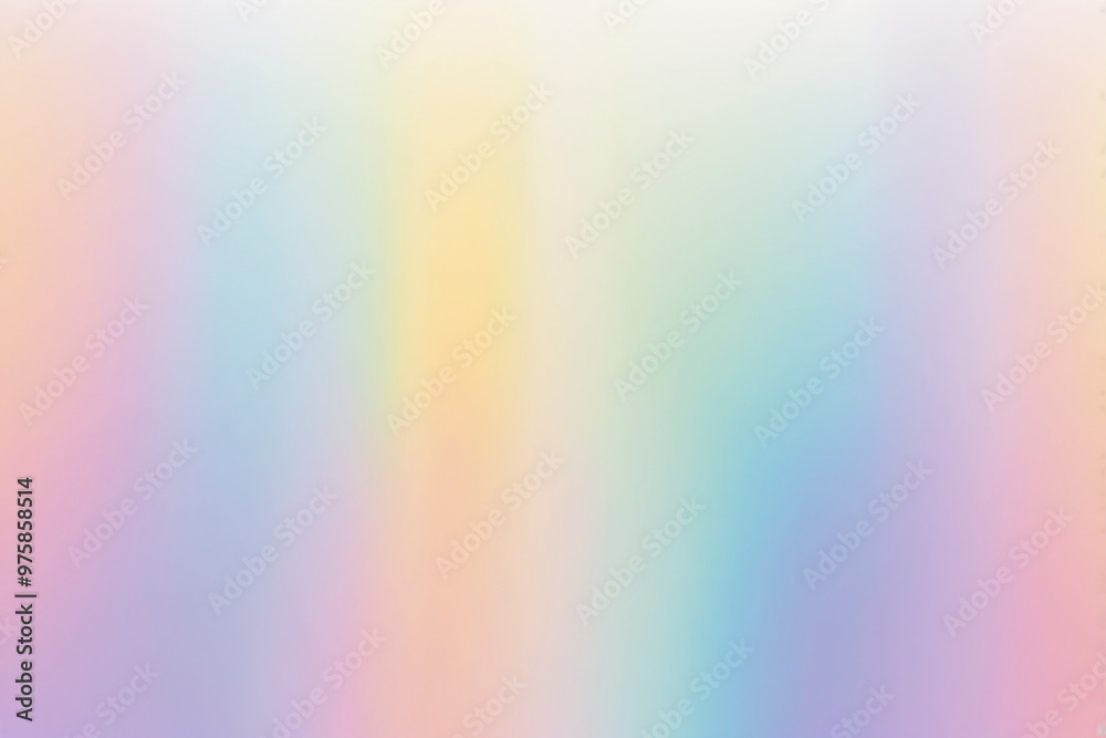 Obraz premium Bright pastel rainbow gradient with smooth transitions.