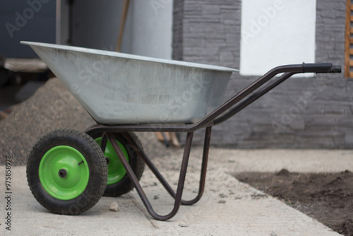 Wheelbarrow for transportation, help from summer resident