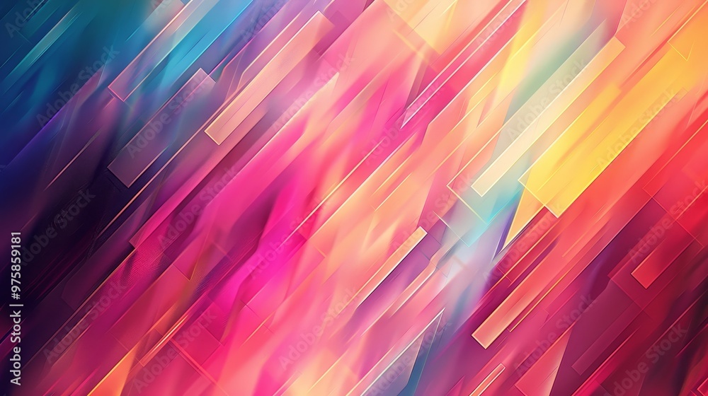 Vibrant abstract colors blending together to create a dynamic fusion of hues and energy in a modern art composition Vibrant abstract colors blending together to create a dynamic fusion of hues and energy in a modern art composition