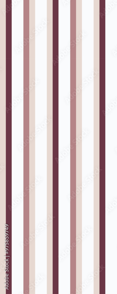 A pattern of vertical stripes in varying shades of maroon, beige, and cream, creating a simple yet visually appealing design. A pattern of vertical stripes in varying shades of maroon, beige, and cream, creating a simple yet visually appealing design.