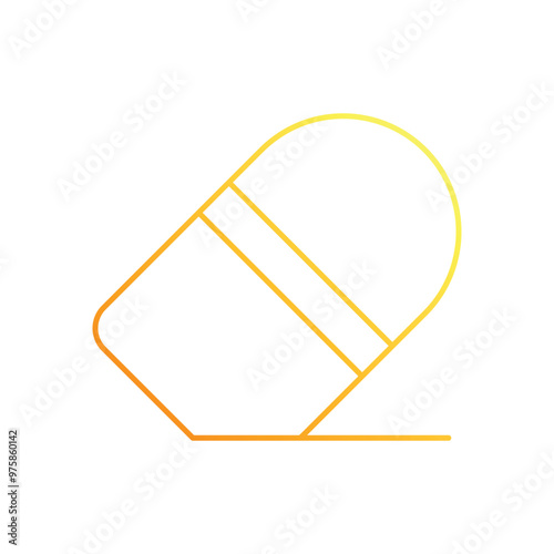 Eraser vector icon