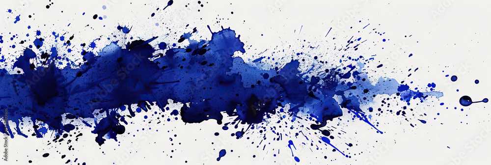 Indigo Ink Splatter: An artistic splatter of indigo ink on a white background, evoking a sense of creativity and dynamism. Indigo Ink Splatter: An artistic splatter of indigo ink on a white background, evoking a sense of creativity and dynamism.