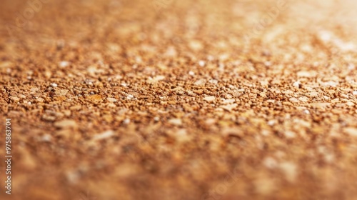 Close-up of textured sand on a sunlit beach highlighting grains and sparkling reflections during a tranquil afternoon