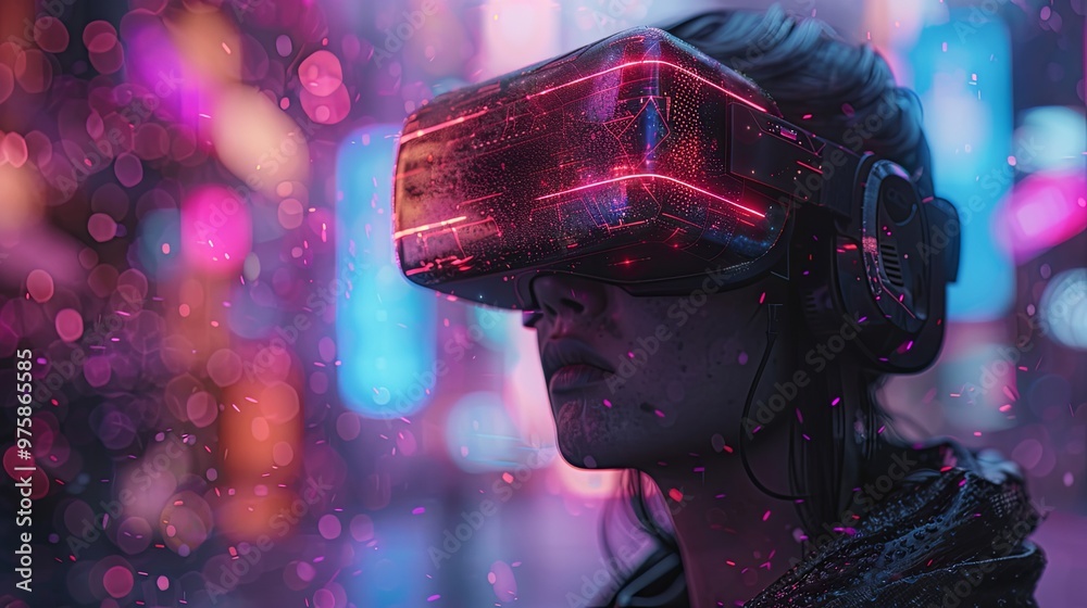 Metaverse technology future concept. VR virtual digital reality cyber metaverse simulation Innovation connection global blockchain experiences network futuristic. 3d rendering Metaverse technology future concept. VR virtual digital reality cyber metaverse simulation Innovation connection global blockchain experiences network futuristic. 3d rendering