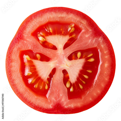 sliced tomato vegan food, AI generated