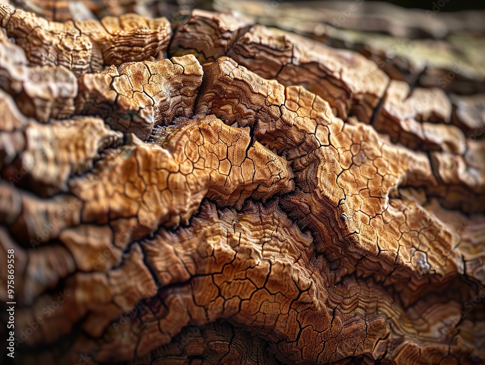 Close-up of Cracked Tree Bark Texture Close-up of Cracked Tree Bark Texture