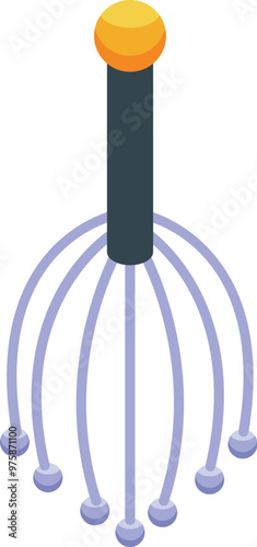 Head massager stimulating blood circulation and providing a relaxing scalp massage experience