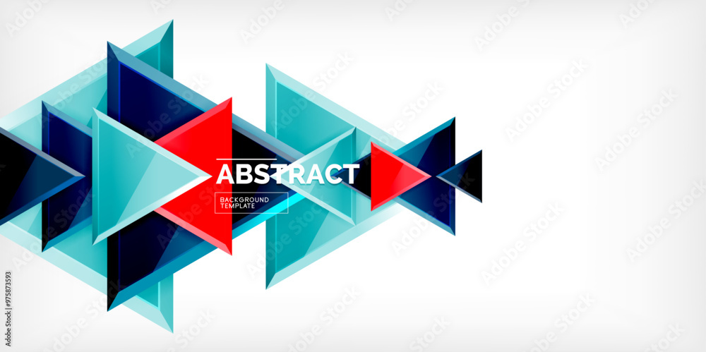 Abstract background - glossy triangles. Vector Illustration For Wallpaper, Banner, Background, Card, Book Illustration, landing page Abstract background - glossy triangles. Vector Illustration For Wallpaper, Banner, Background, Card, Book Illustration, landing page