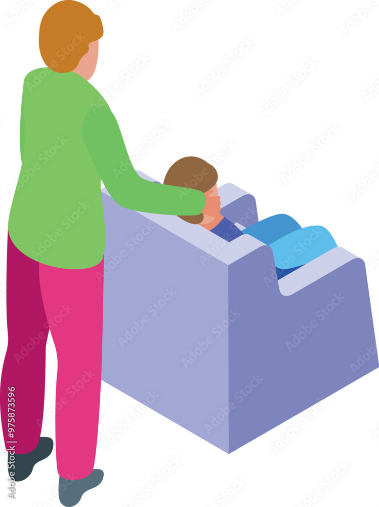 Professional hairdresser is washing a customer's hair in a salon sink Professional hairdresser is washing a customer's hair in a salon sink
