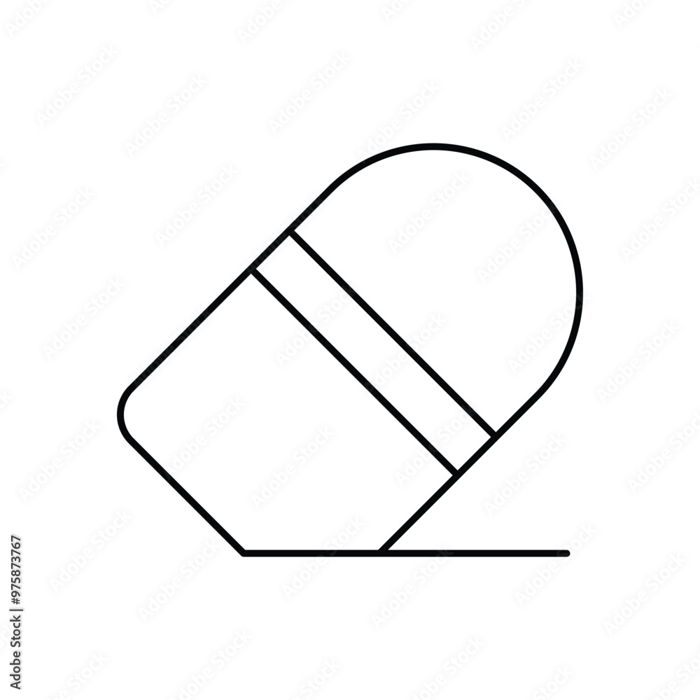 Eraser vector icon Eraser vector icon