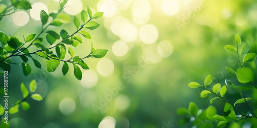 Lush Green Serenity: Nature-Inspired Backgrounds: Plants calming, leaf-filled green backgrounds offer ample space for your text. Perfect for eco-themed designs, nature lovers, or a fresh, natural vibe