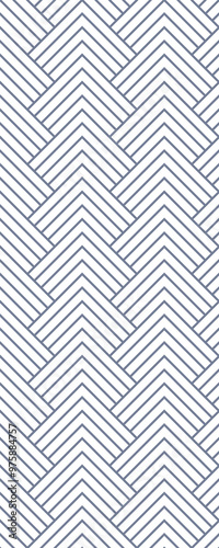 A geometric pattern featuring alternating chevron shapes in a repetitive design.