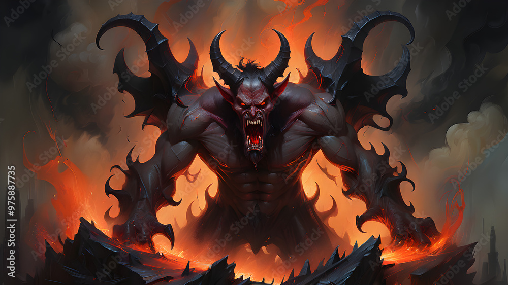 Asmodeus, Behemoth, Beelzebub, Lucifer, Salanus, Asmodeus, Belial, who ...