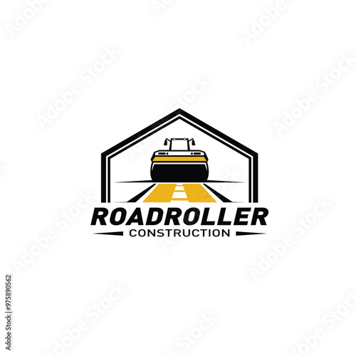 asphalt paving logo services template