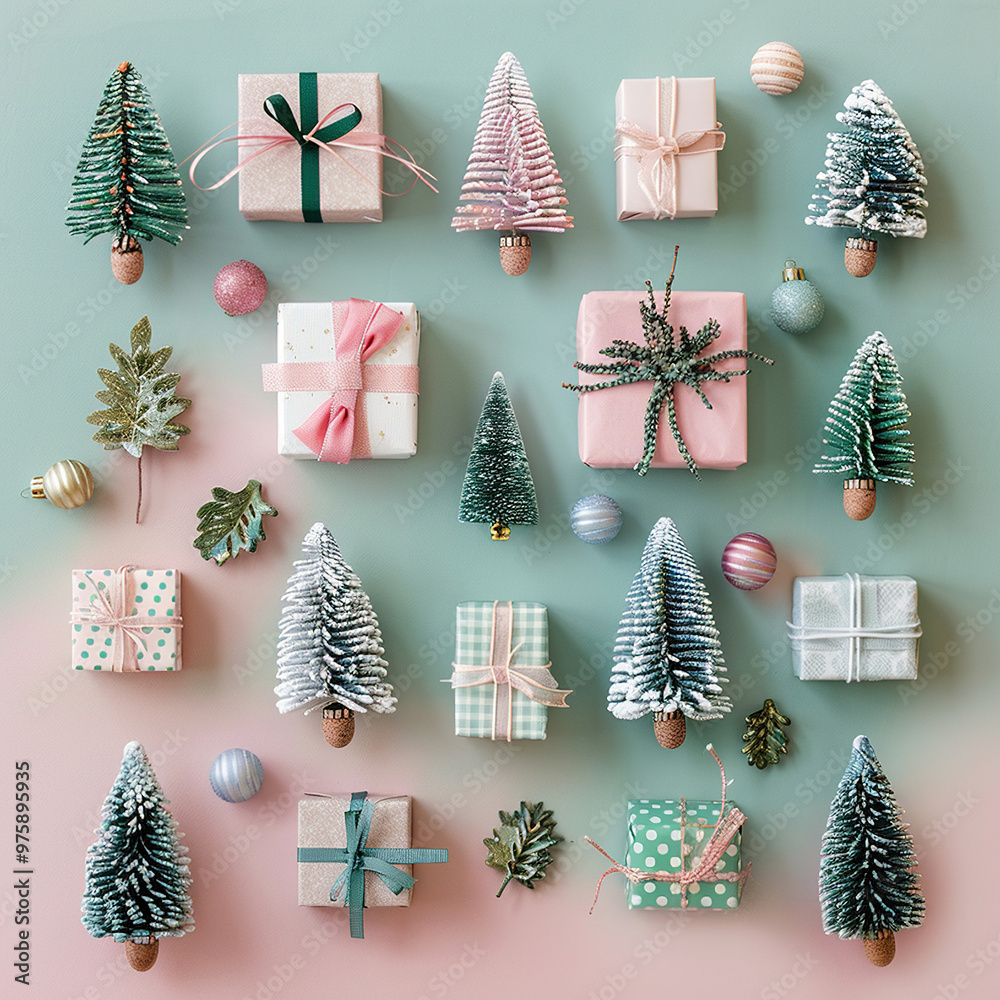 christmas background. gift box. christmas tree. christmas decoration christmas background. gift box. christmas tree. christmas decoration