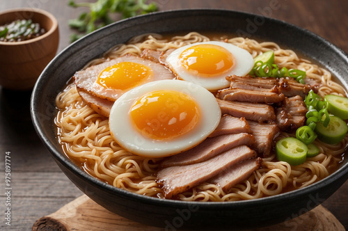 Ramen noodle with pork and egg