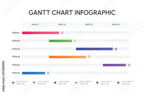 Business Gantt Chart Template photo