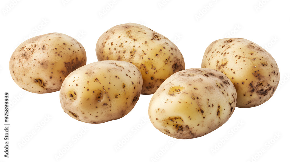Set of Potato isolated on transparent background Set of Potato isolated on transparent background