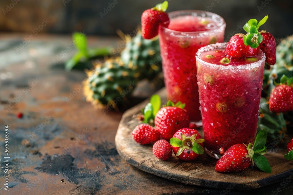 Refreshing Prickly Pear Juice with Cactus Fruit for a Vibrant and Exotic Summer Drink
Refreshing Prickly Pear Juice with Cactus Fruit for a Vibrant and Exotic Summer Drink