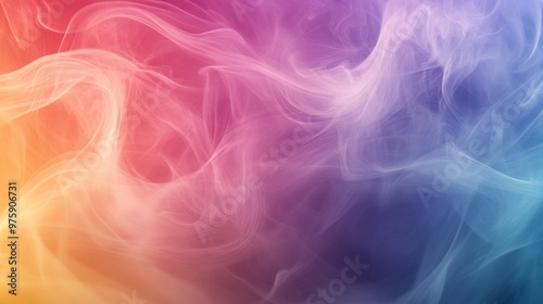 Abstract Colorful Smoky or Silk Background