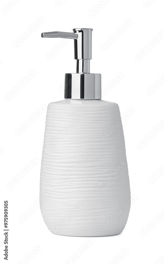 Obraz premium Ceramic liquid soap dispenser bottle