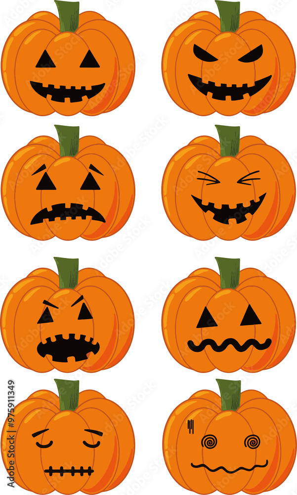 halloween pumpkin set halloween pumpkin set