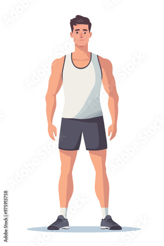 Muscular fitness person