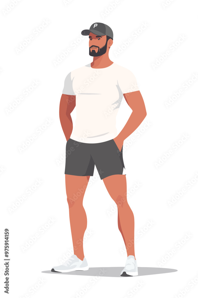 Muscular fitness person Muscular fitness person
