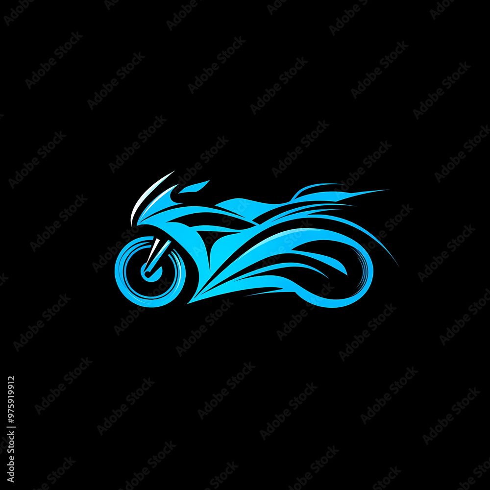 Obraz premium motor bike logo