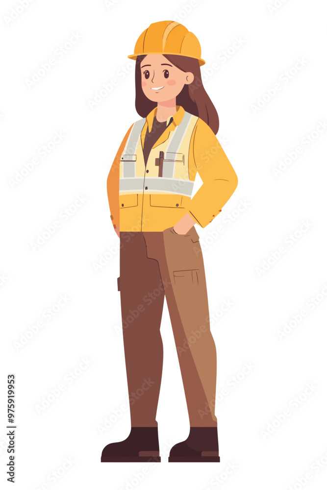 Female construction worker Female construction worker